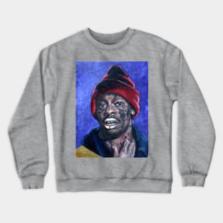 Lil' Dave X | Dave Chappelle Parody Oil Painting Portrait | tyrone biggums | Famous Comedian Pop Art Crewneck Sweatshirt